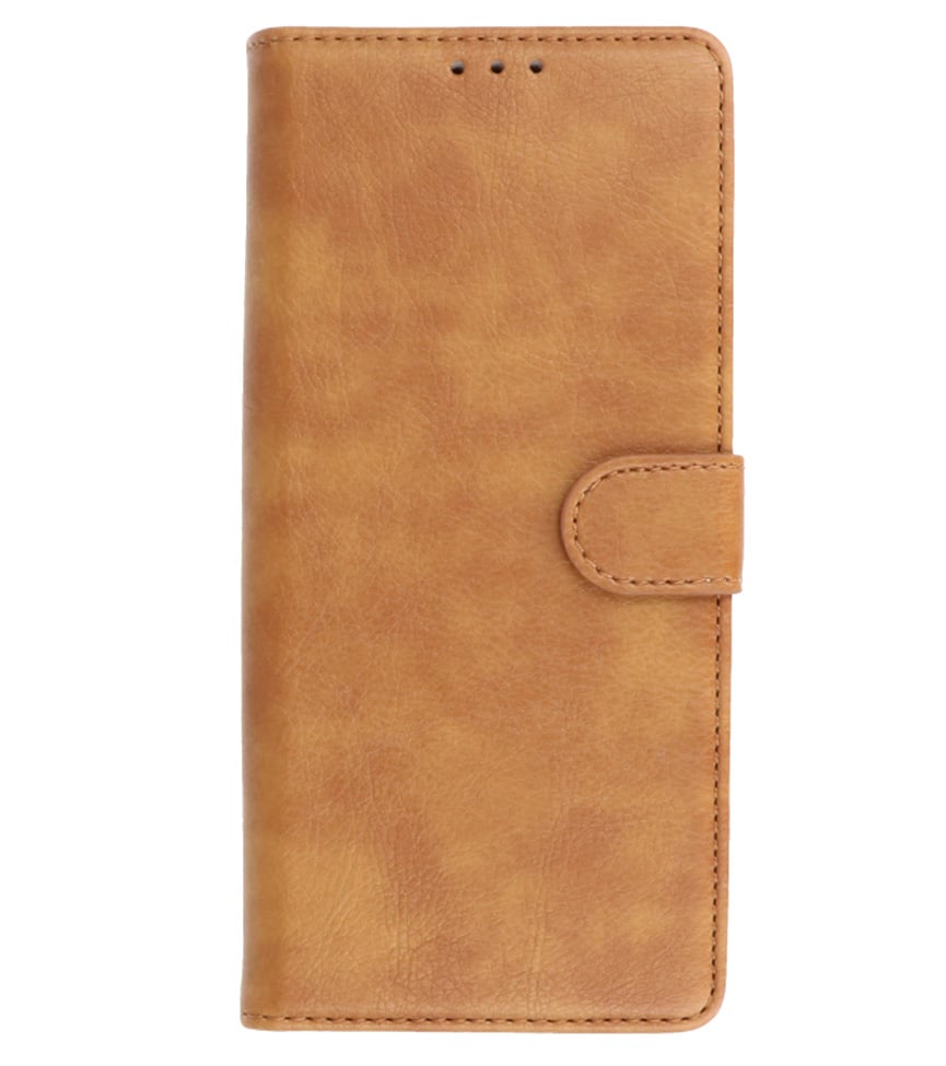 Bookstyle Wallet Cases Hoes voor Galaxy Note 10 Bruin