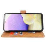 Bookstyle Wallet Cases Cover für Samsung Galaxy Note 10 Braun