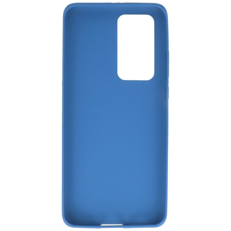 Carcasa de TPU en color para Huawei P40 Pro Azul marino