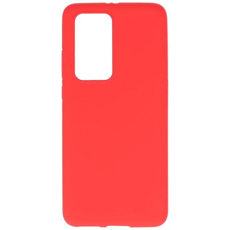 Carcasa de TPU en color para Huawei P40 Pro Rojo