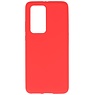 Coque en TPU couleur pour Huawei P40 Pro Rouge