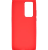 Color TPU Hoesje voor Huawei P40 Pro Rood