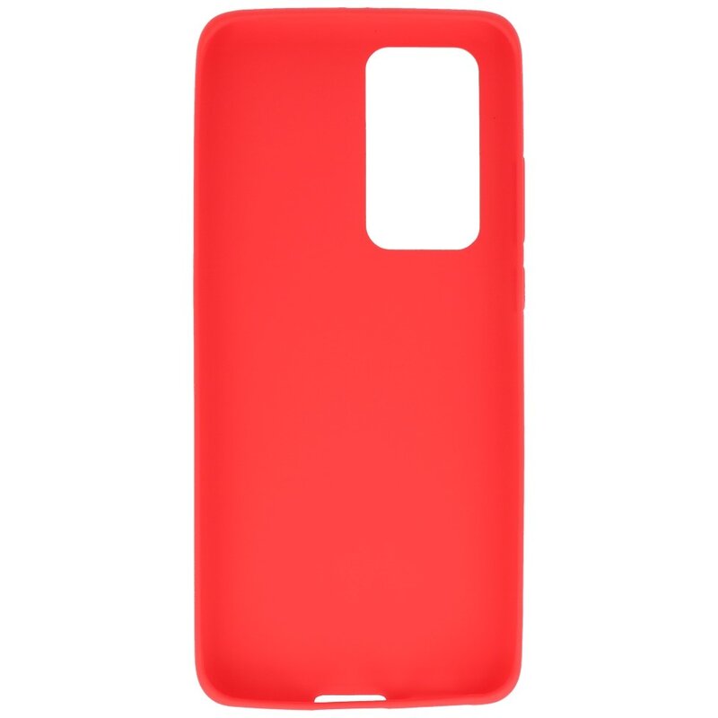Carcasa de TPU en color para Huawei P40 Pro Rojo