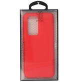 Coque en TPU couleur pour Huawei P40 Pro Rouge