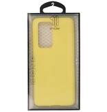 Carcasa de TPU en color para Huawei P40 Pro Amarillo