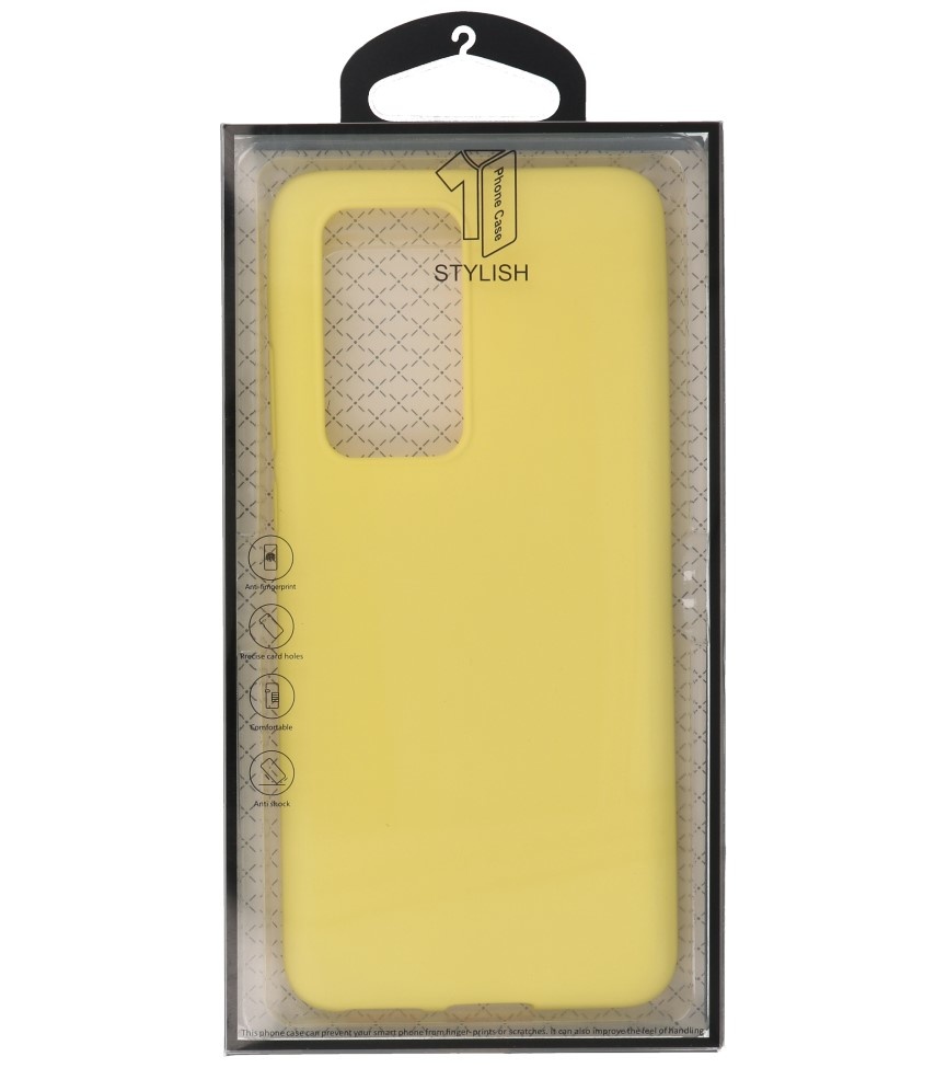 Color TPU Case for Huawei P40 Pro Yellow