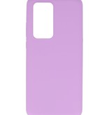 Coque en TPU couleur pour Huawei P40 Pro Violet
