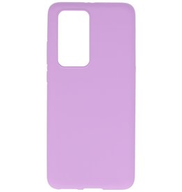 Carcasa de TPU en color para Huawei P40 Pro Morado