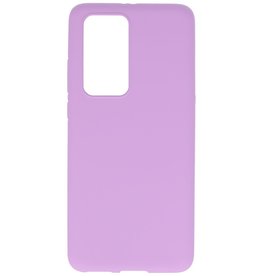 Farbige TPU-Hülle für Huawei P40 Pro Purple