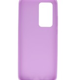 Color TPU Hoesje voor Huawei P40 Pro Paars