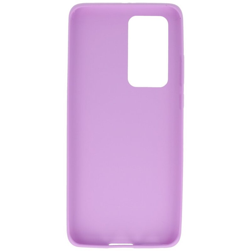 Carcasa de TPU en color para Huawei P40 Pro Morado