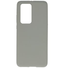 Carcasa de TPU en color para Huawei P40 Pro Gris