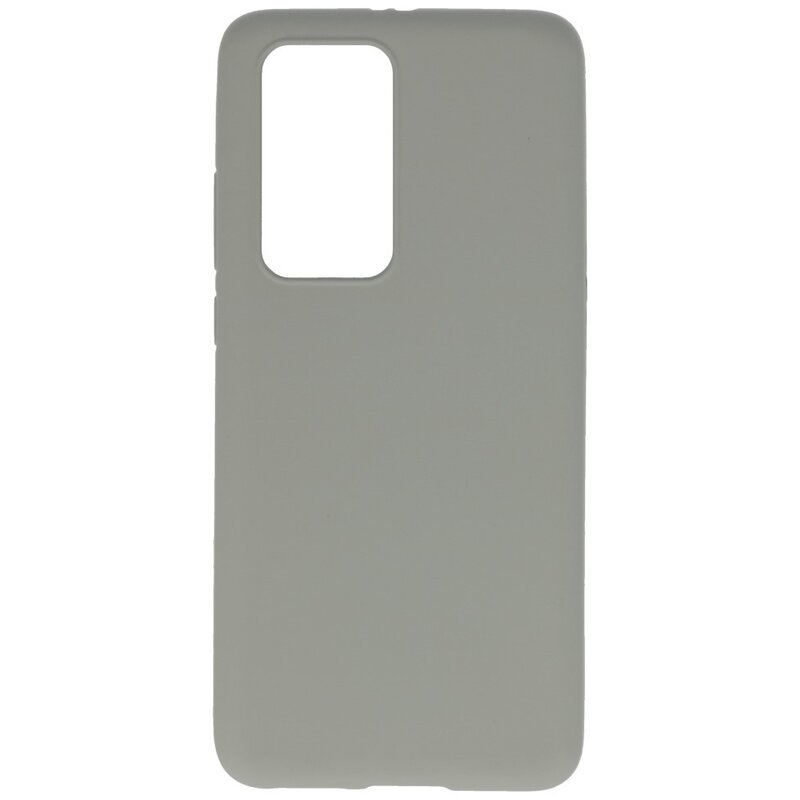 Color TPU Hoesje voor Huawei P40 Pro Grijs