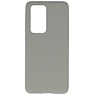 Coque en TPU couleur pour Huawei P40 Pro Gris