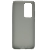 Custodia in TPU a colori per Huawei P40 Pro Grigio