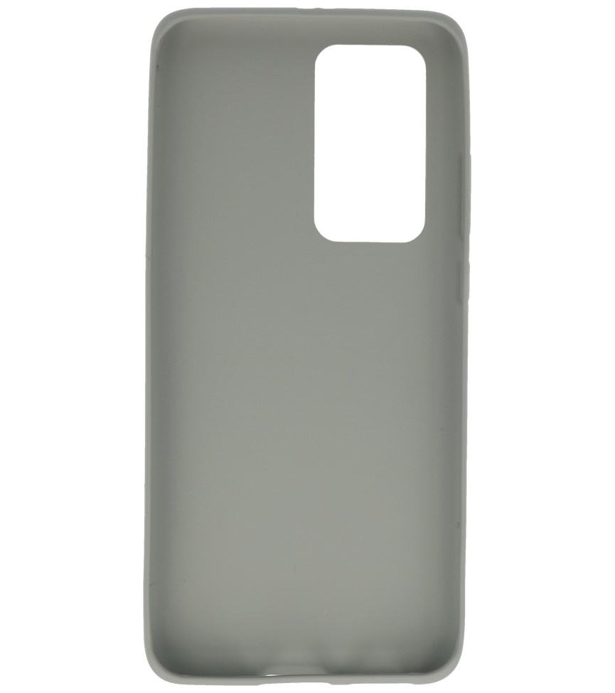 Carcasa de TPU en color para Huawei P40 Pro Gris