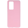 Coque en TPU couleur pour Huawei P40 Pro Rose