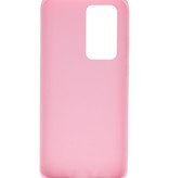 Farbige TPU-Hülle für Huawei P40 Pro Pink