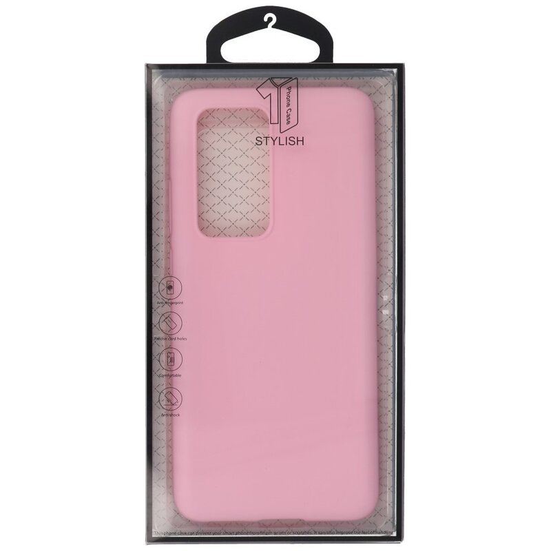 Carcasa de TPU en color para Huawei P40 Pro Rosa
