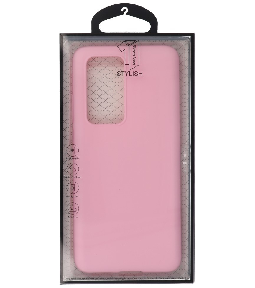 Farbige TPU-Hülle für Huawei P40 Pro Pink