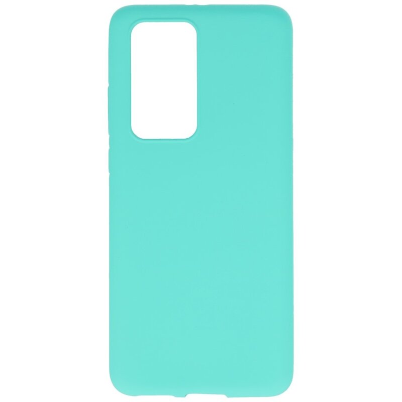 Carcasa de TPU en color para Huawei P40 Pro Turquesa