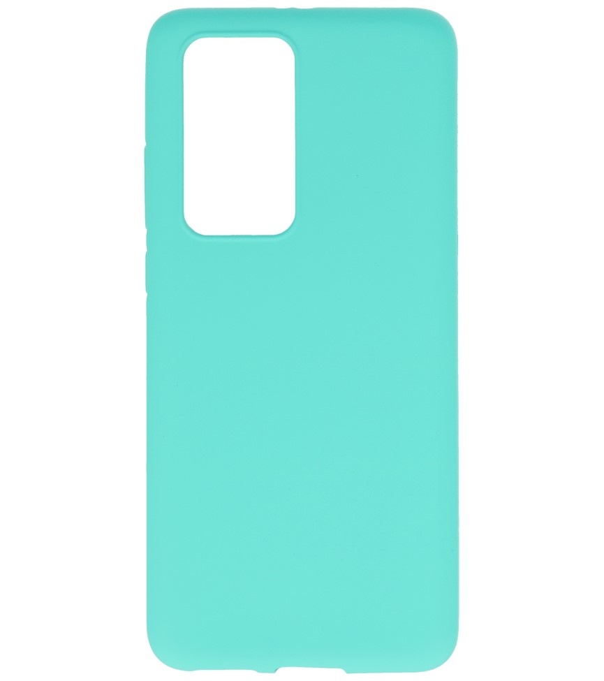 Color TPU Hoesje voor Huawei P40 Pro Turquoise