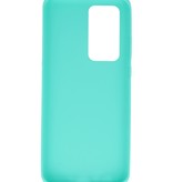 Coque en TPU couleur pour Huawei P40 Pro Turquoise