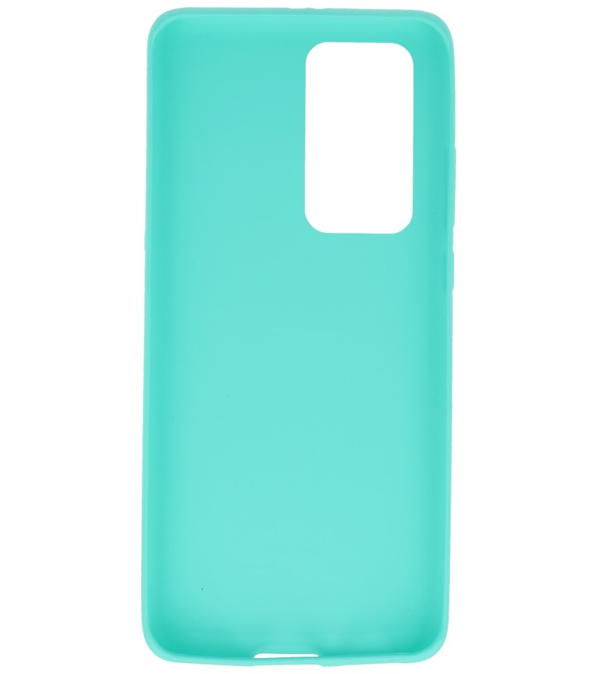 Carcasa de TPU en color para Huawei P40 Pro Turquesa