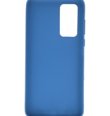 Carcasa de TPU en color para Huawei P40 Azul marino