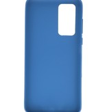 Coque en TPU couleur pour Huawei P40 Navy