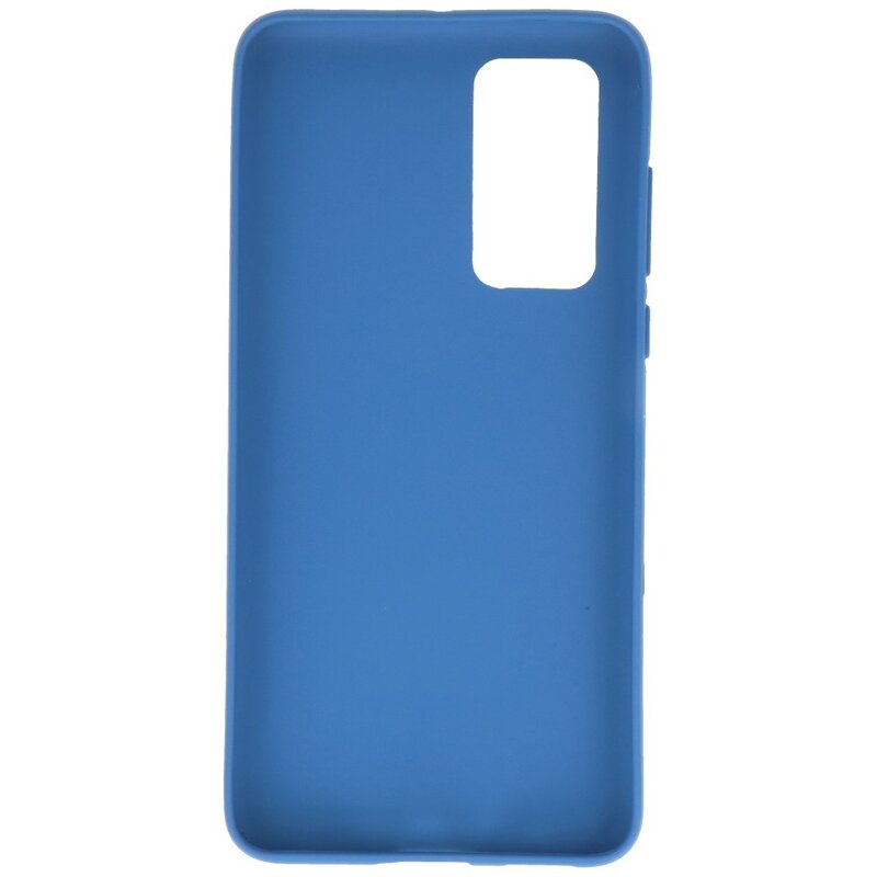 Coque en TPU couleur pour Huawei P40 Navy