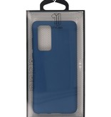 Carcasa de TPU en color para Huawei P40 Azul marino