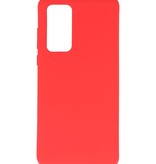 Carcasa de TPU en color para Huawei P40 Rojo