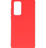 Coque en TPU couleur pour Huawei P40 Rouge