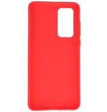 Carcasa de TPU en color para Huawei P40 Rojo