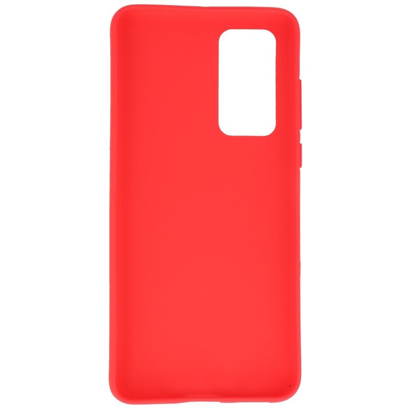 Carcasa de TPU en color para Huawei P40 Rojo