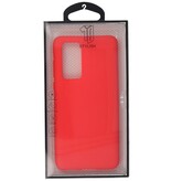 Color TPU Hoesje voor Huawei P40 Rood