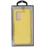 Custodia in TPU a colori per Huawei P40 Giallo