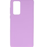 Coque en TPU couleur pour Huawei P40 Violet