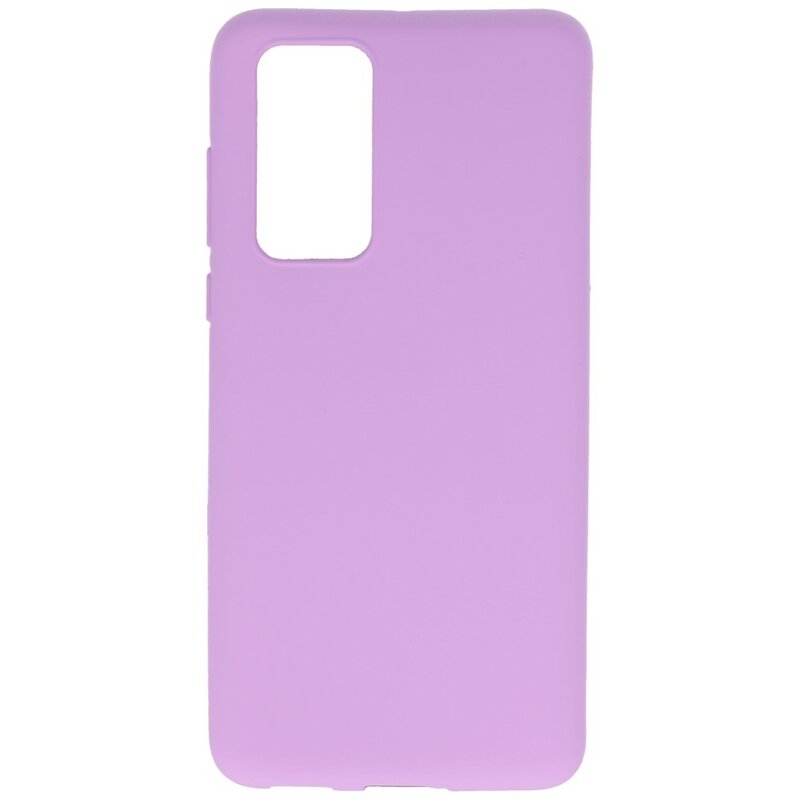 Custodia in TPU colorata per Huawei P40 Viola