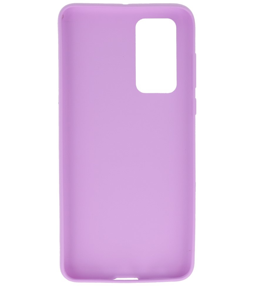 Color TPU Case for Huawei P40 Purple