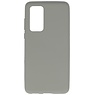 Carcasa de TPU en color para Huawei P40 Gris