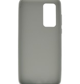 Carcasa de TPU en color para Huawei P40 Gris