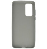 Carcasa de TPU en color para Huawei P40 Gris