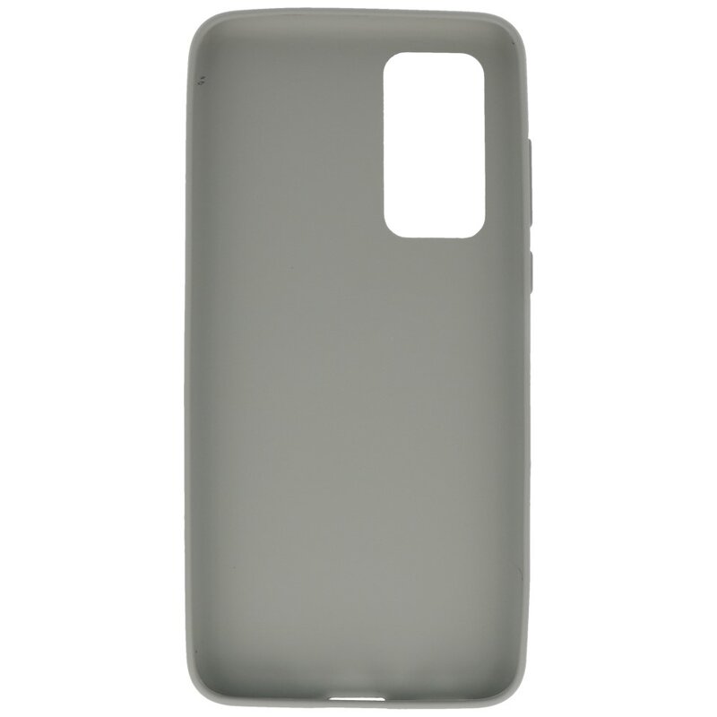 Carcasa de TPU en color para Huawei P40 Gris