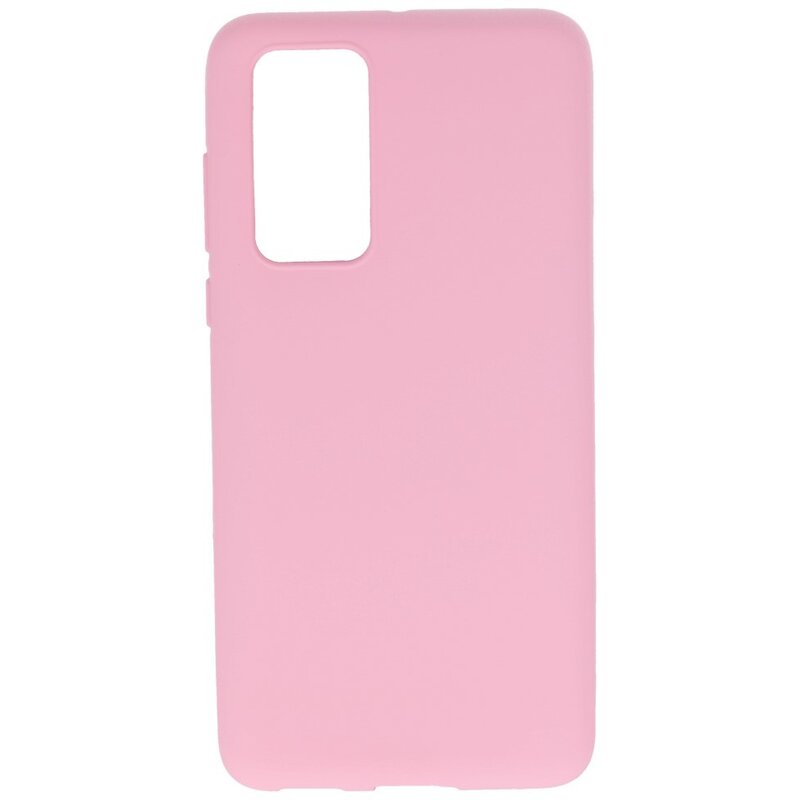 Carcasa de TPU en color para Huawei P40 Rosa