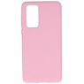 Color TPU Hoesje voor Huawei P40 Roze