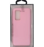 Color TPU Hoesje voor Huawei P40 Roze