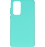 Coque en TPU couleur pour Huawei P40 Turquoise