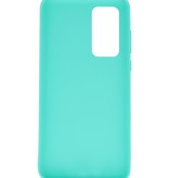 Coque en TPU couleur pour Huawei P40 Turquoise